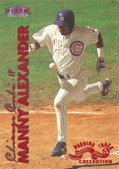 1999 Fleer Tradition - Warning Track Collection #315W Manny Alexander Front