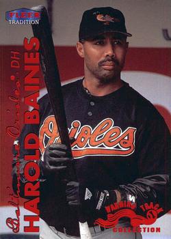 1999 Fleer Tradition - Warning Track Collection #316W Harold Baines Front
