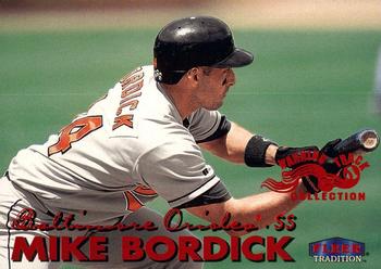1999 Fleer Tradition - Warning Track Collection #342W Mike Bordick Front