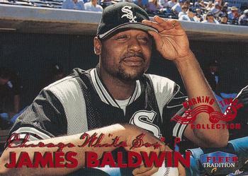 1999 Fleer Tradition - Warning Track Collection #349W James Baldwin Front