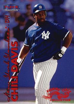 1999 Fleer Tradition - Warning Track Collection #362W Chili Davis Front