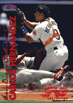 1999 Fleer Tradition - Warning Track Collection #364W Carlos Hernandez Front