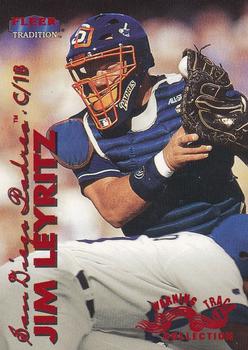 1999 Fleer Tradition - Warning Track Collection #394W Jim Leyritz Front