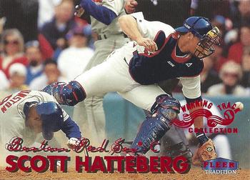 1999 Fleer Tradition - Warning Track Collection #439W Scott Hatteberg Front