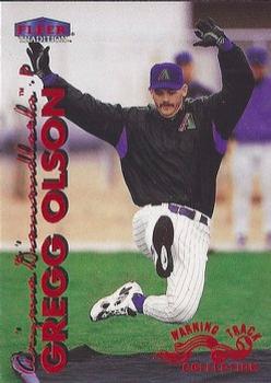 1999 Fleer Tradition - Warning Track Collection #498W Gregg Olson Front