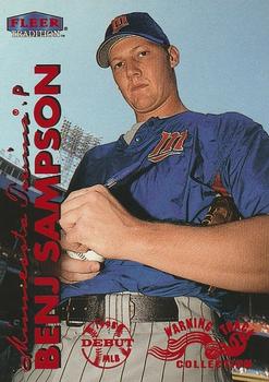 1999 Fleer Tradition - Warning Track Collection #511W Benj Sampson Front
