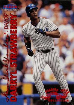 1999 Fleer Tradition - Warning Track Collection #564W Darryl Strawberry Front