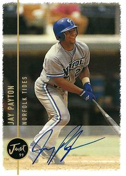 1999 Just - Autographs #NNO Jay Payton Front