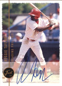 1999 Just - Autographs #NNO Reggie Taylor Front