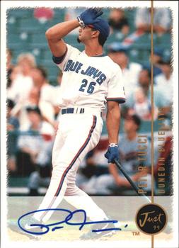 1999 Just - Autographs #NNO Pete Tucci Front