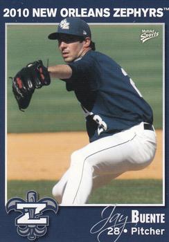 2010 MultiAd New Orleans Zephyrs #3 Jay Buente Front