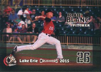 2015 Lake Erie Crushers #NNO Rob Blanc Front