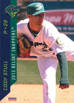 2015 Choice Beloit Snappers #26 Cody Stull Front
