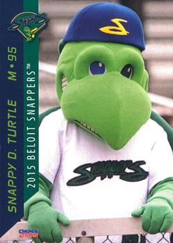 2015 Choice Beloit Snappers #34 Snappy D. Turtle Front
