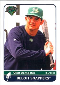 2012 Grandstand Beloit Snappers #NNO Clint Dempster Front