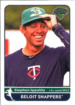 2012 Grandstand Beloit Snappers #NNO Stephen Ippolito Front