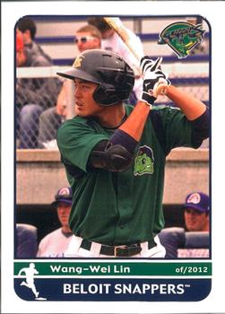 2012 Grandstand Beloit Snappers #NNO Wang-Wei Lin Front