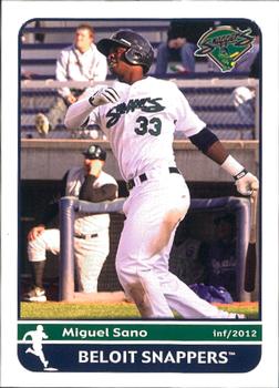 2012 Grandstand Beloit Snappers #NNO Miguel Sano Front