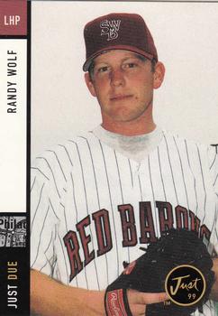 1999 Just - Just Due #Jd-10 Randy Wolf  Front