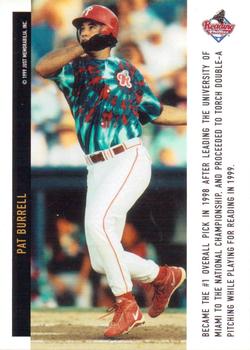1999 Just - Just the Facts #JTF01 Pat Burrell  Front