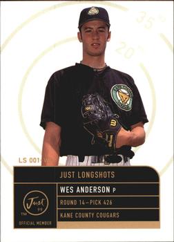 1999 Just - Just Longshots #LS 001-WA Wes Anderson  Front
