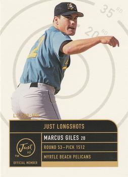 1999 Just - Just Longshots #LS 003-MG Marcus Giles  Front