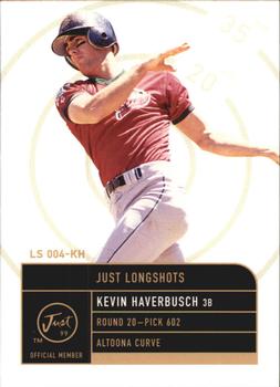 1999 Just - Just Longshots #LS 004-KH Kevin Haverbusch  Front