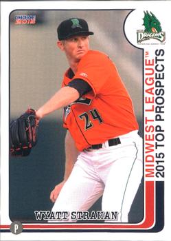 2015 Choice Midwest League Top Prospects #11 Wyatt Strahan Front
