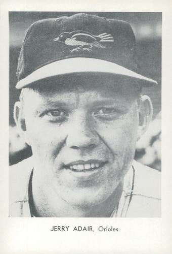 1966 Sports Service Baltimore Orioles Set A #NNO Jerry Adair Front