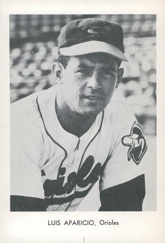 1966 Sports Service Baltimore Orioles Set A #NNO Luis Aparicio Front