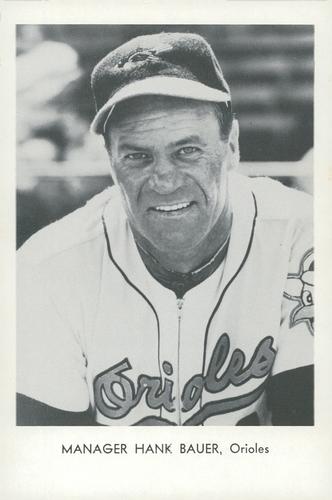 1966 Sports Service Baltimore Orioles Set B #NNO Hank Bauer Front