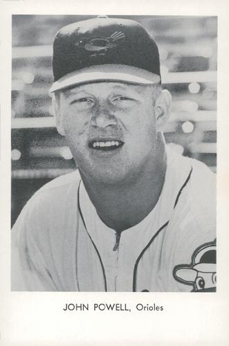 1966 Sports Service Baltimore Orioles Set B #NNO Boog Powell Front
