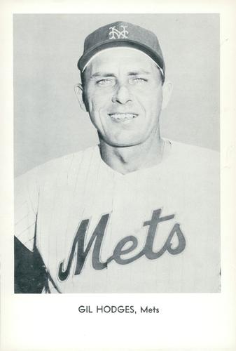 1963 Sports Service New York Mets Set A #NNO Gil Hodges Front