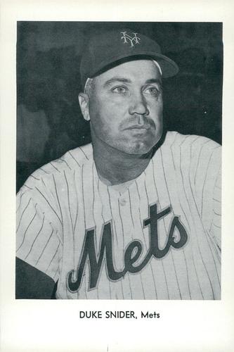 1963 Sports Service New York Mets Set A #NNO Duke Snider Front