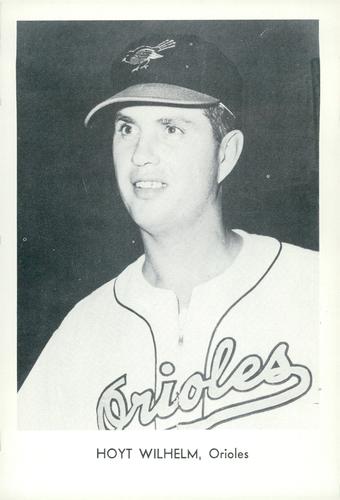 1961 Sports Service Baltimore Orioles #NNO Hoyt Wilhelm Front