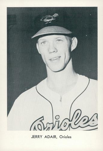 1962 Sports Service Baltimore Orioles #NNO Jerry Adair Front