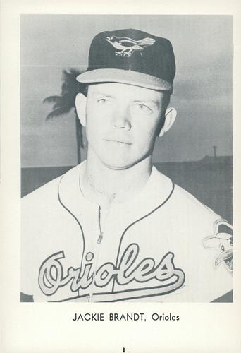 1962 Sports Service Baltimore Orioles #NNO Jackie Brandt Front
