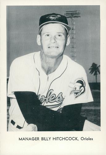 1962 Sports Service Baltimore Orioles #NNO Billy Hitchcock Front