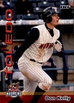 2009 Choice Toledo Mud Hens #12 Don Kelly Front