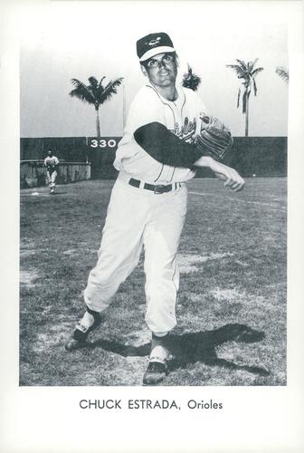 1963 Sports Service Baltimore Orioles #NNO Chuck Estrada Front