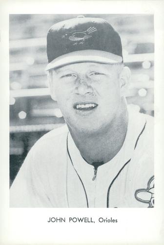 1963 Sports Service Baltimore Orioles #NNO Boog Powell Front