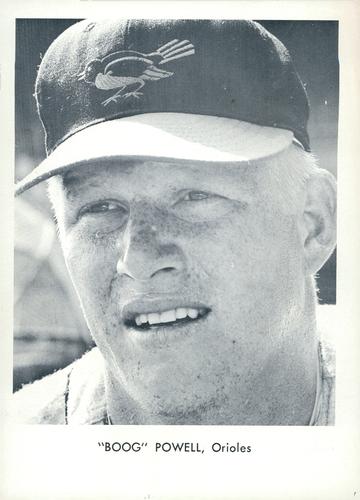 1964 Sports Service Baltimore Orioles #NNO Boog Powell Front