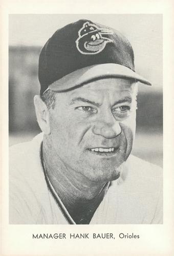 1967 Sports Service Baltimore Orioles #NNO Hank Bauer Front