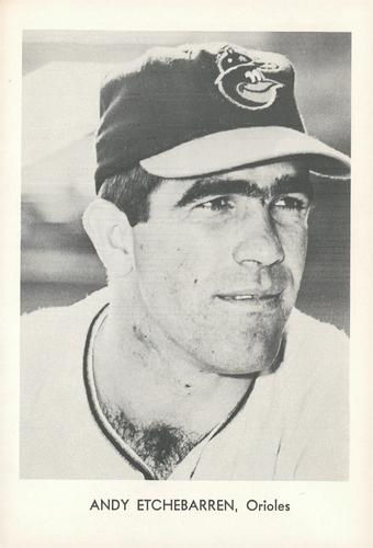 1967 Sports Service Baltimore Orioles #NNO Andy Etchebarren Front