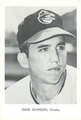 1968 Sports Service Baltimore Orioles #NNO Dave Johnson Front