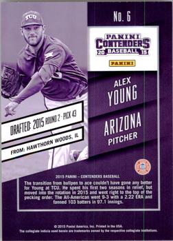 2015 Panini Contenders #6 Alex Young Back