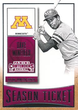2015 Panini Contenders #32 Dave Winfield Front