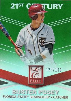 2015 Panini Elite - 21st Century Green #177 Buster Posey Front