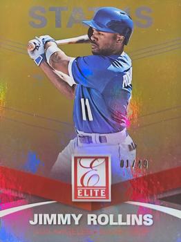 2015 Panini Elite - Status Gold #160 Jimmy Rollins Front