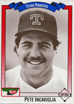 1993 Keebler Texas Rangers #201 Pete Incaviglia Front